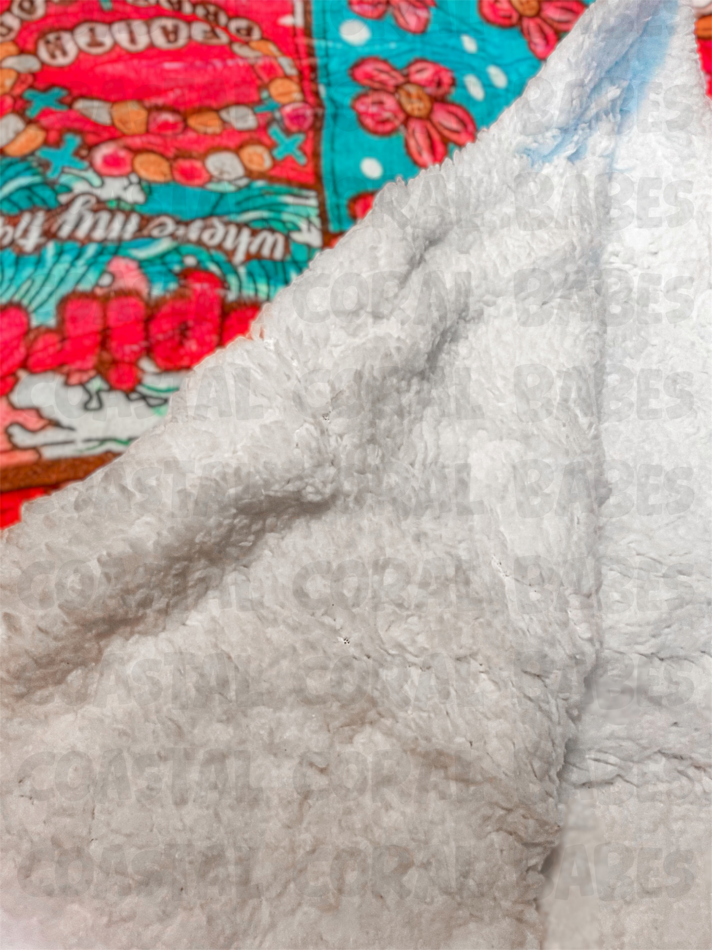 WWJD🌊 60x80 LARGE SHERPA