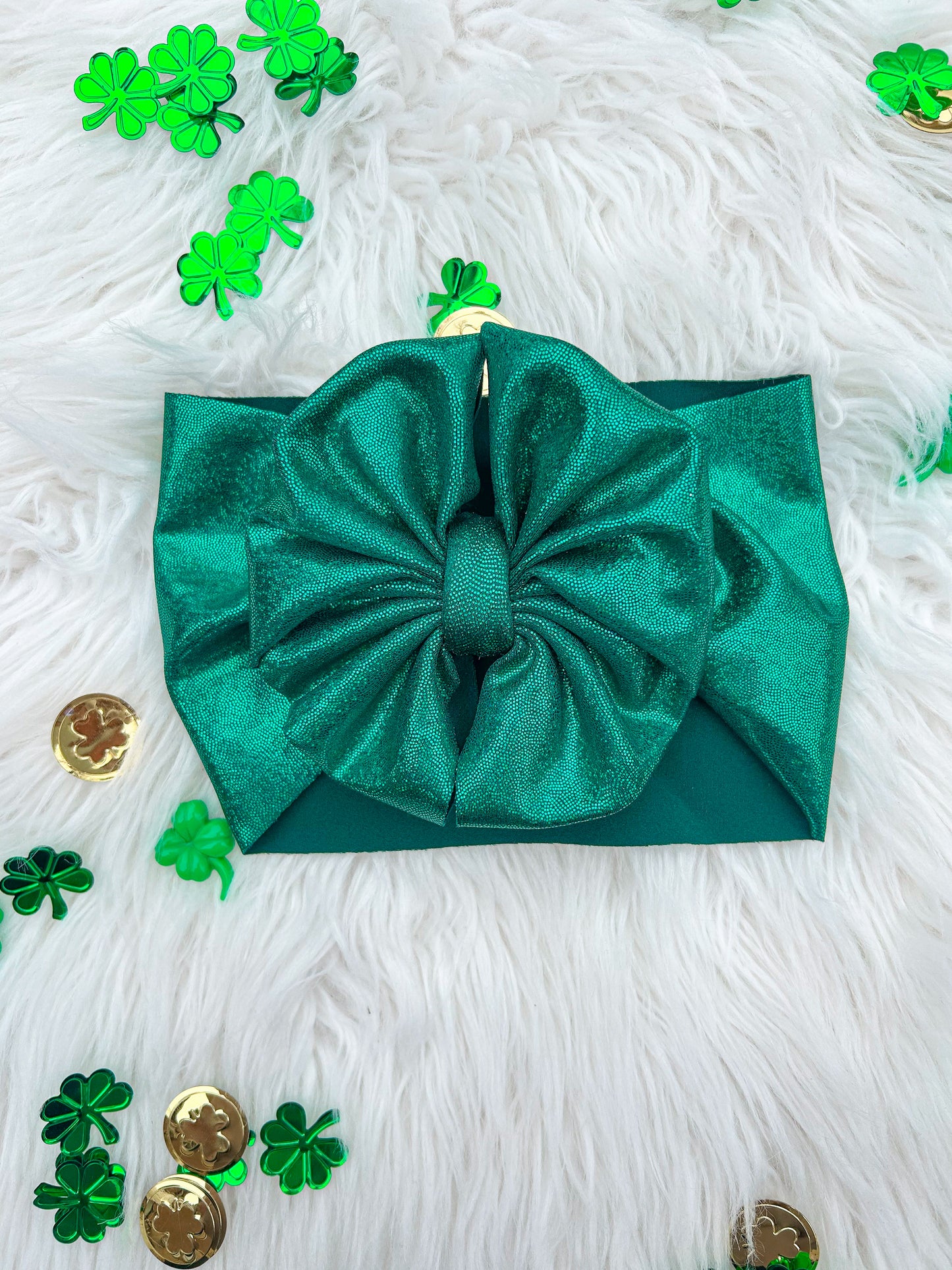 Dark Green Messy Wrap