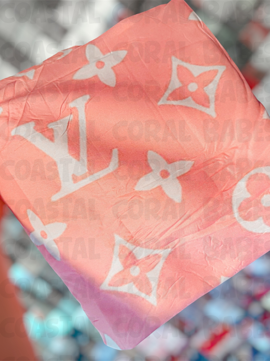 Light Pink Fitted Crib Sheet