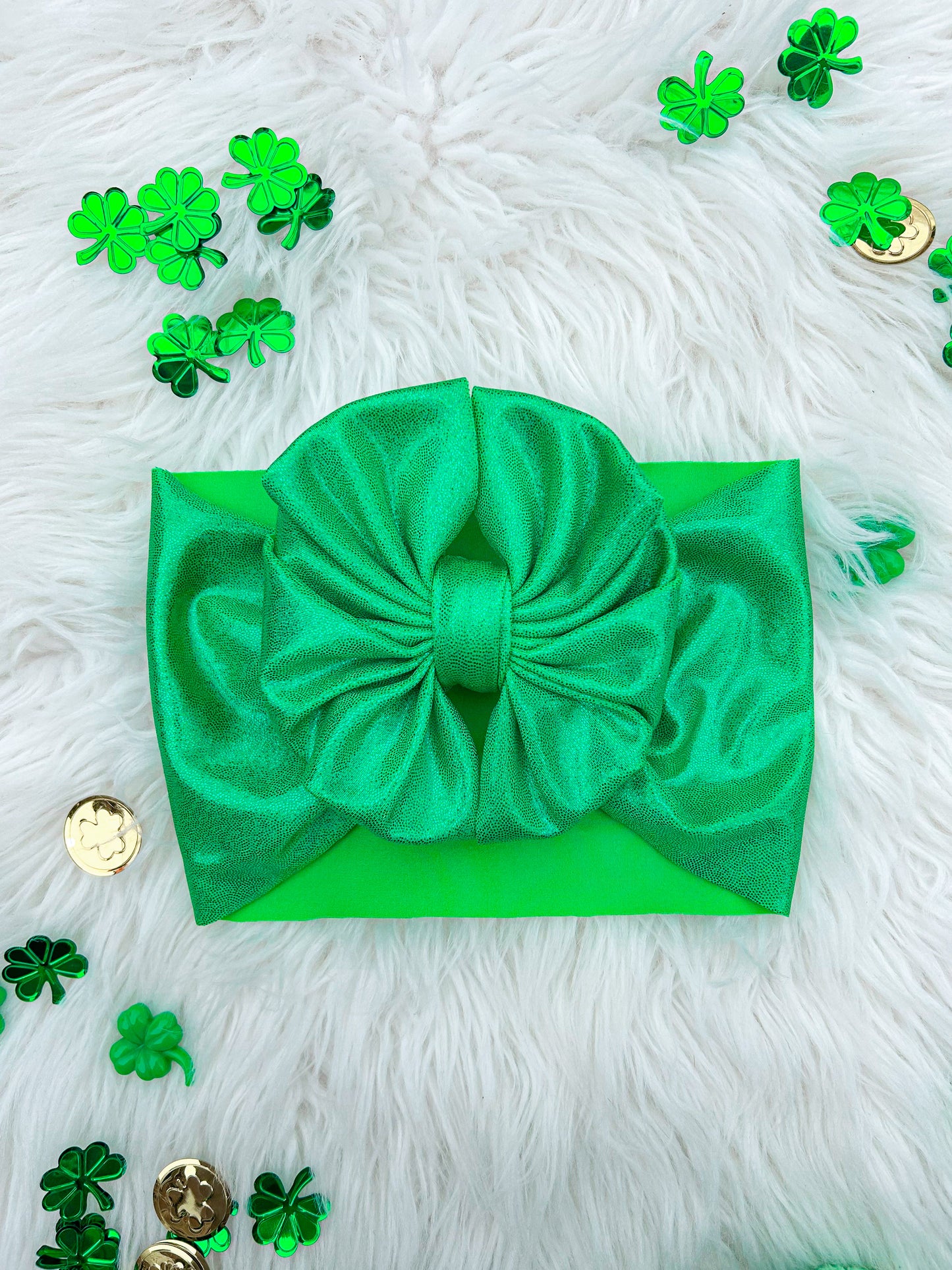 Light Green Holo Messy Wrap