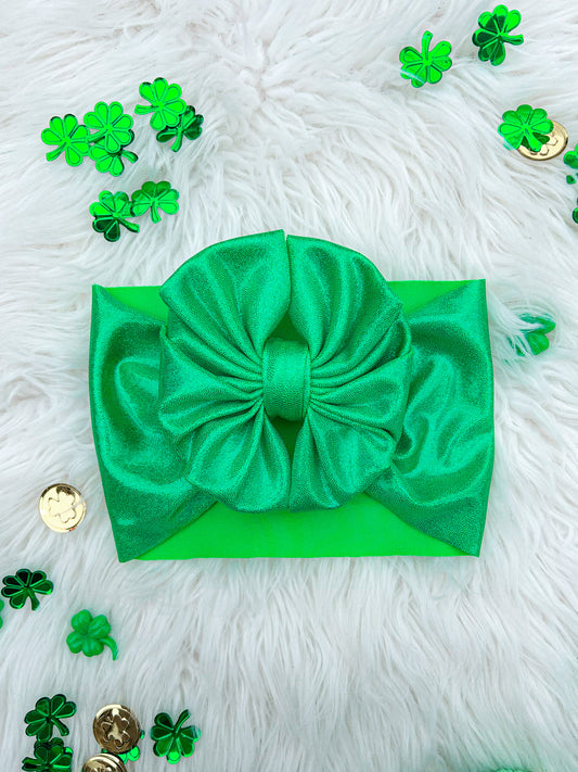 Light Green Holo Messy Wrap