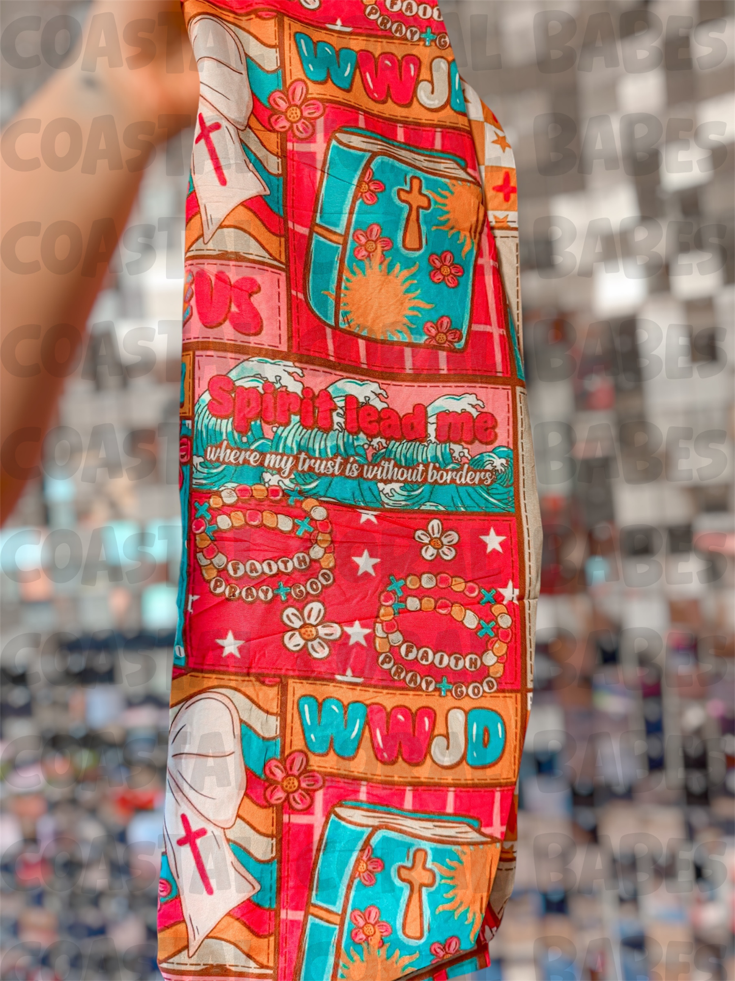 WWJD 🌊 fitted crib sheet