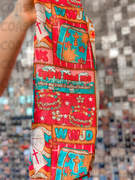 WWJD 🌊 fitted crib sheet