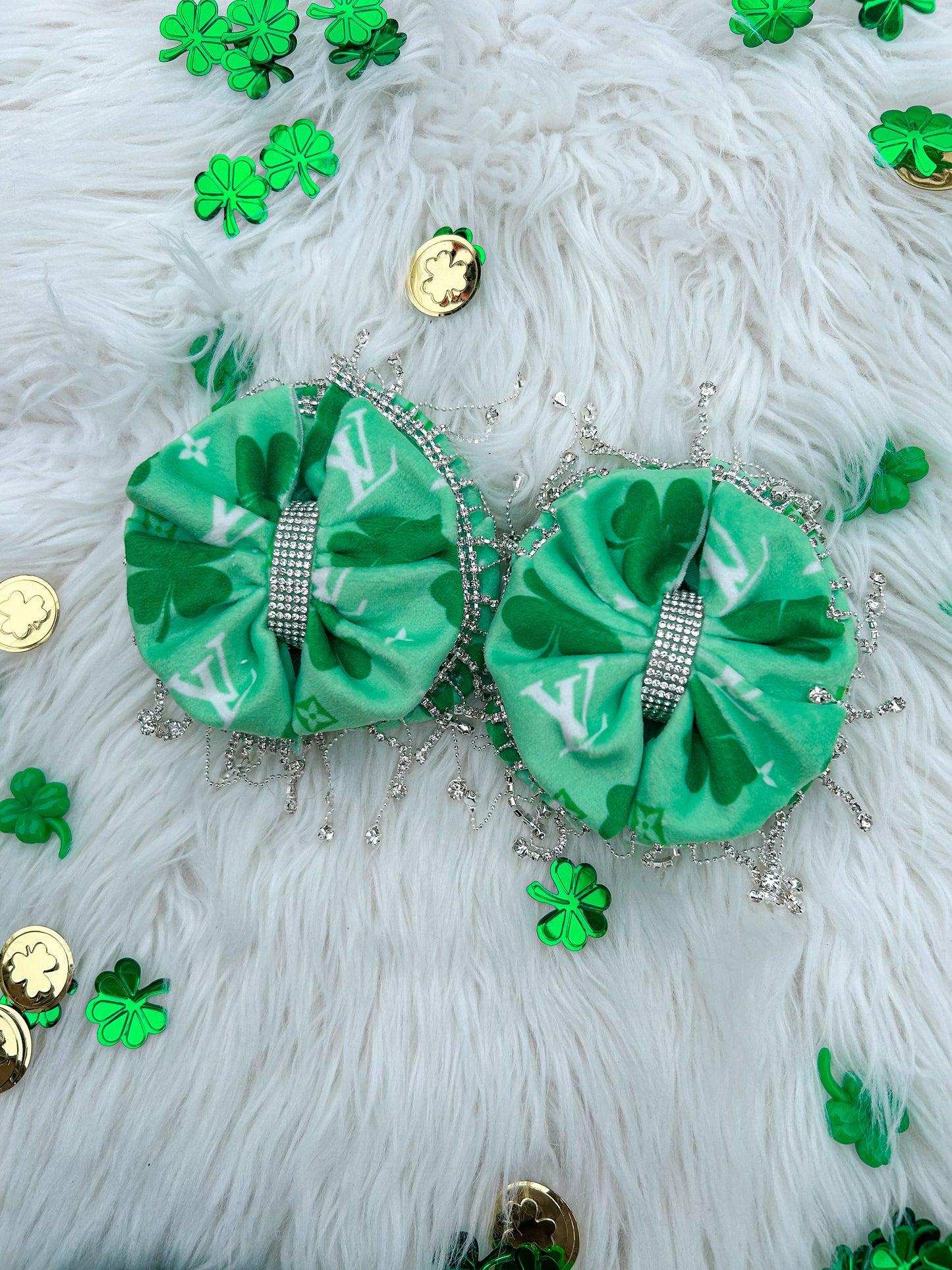 TX double stacked bling piggies